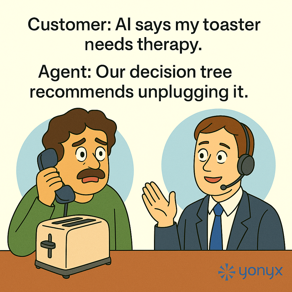 When AI Diagnoses Your Toaster and the Decision Tree Brings You Back to Reality
