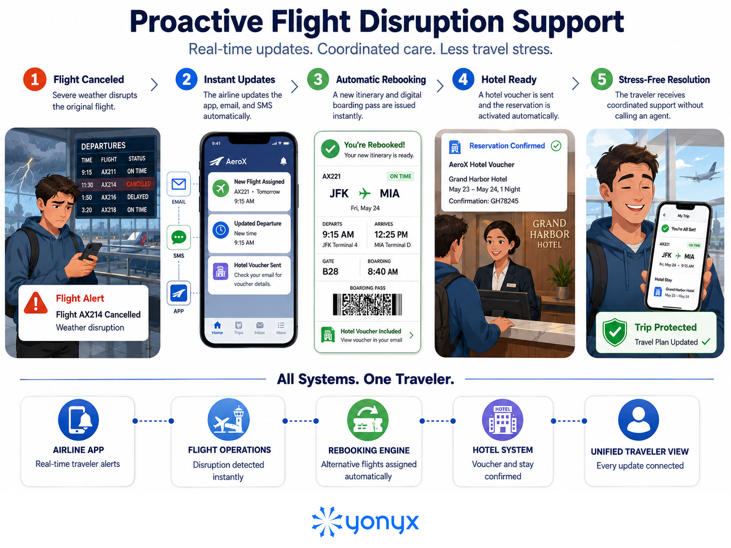 Proactive Flight Disruption Support